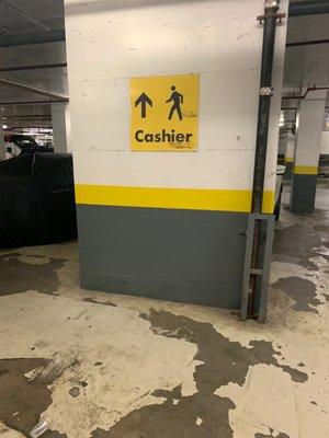 Cashier sign