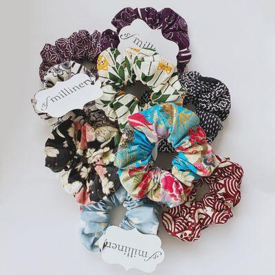 Handmade scrunchies