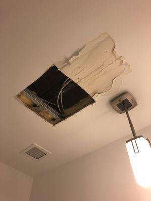 Constant damage. We've had water leaks from the ceiling multiple times. Management doesn't come to fix for 24 hours.