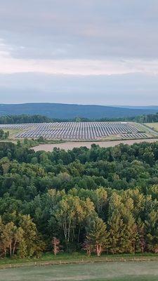 Field of solar panels