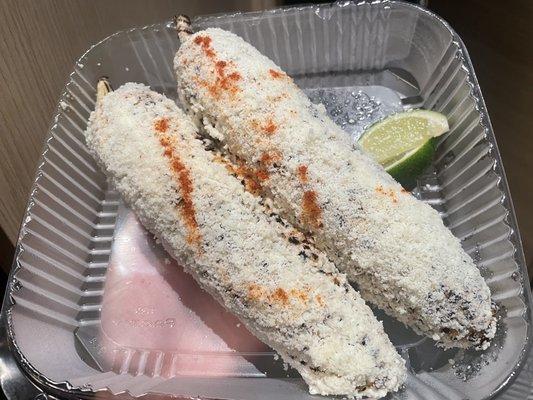 Grilled Mexican corn