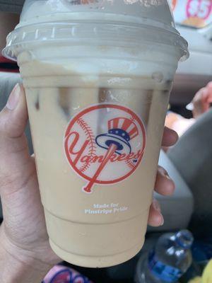 ICE Carmel latte