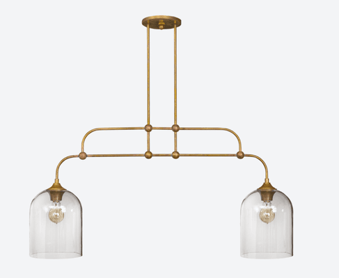 CH-152-2. Small Dome Double Bar chandelier