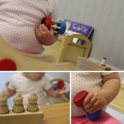 3 Men in a tub & Rolling Rattle with bell (Nido/Infant)