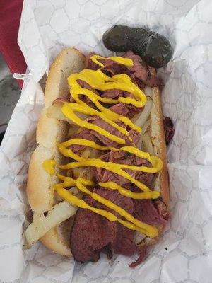 Pastrami dog