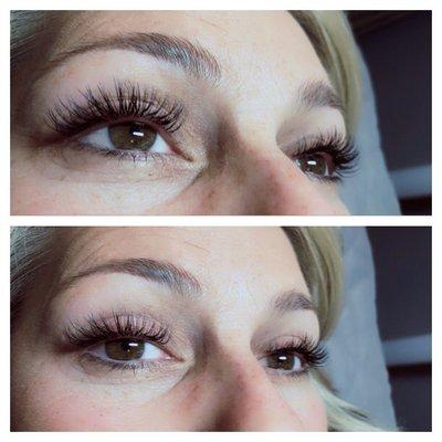 3D lashes.