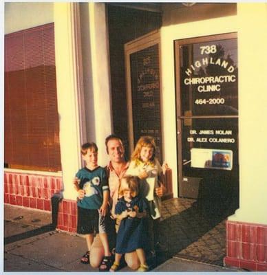 Kurt with neices and nephew 1997