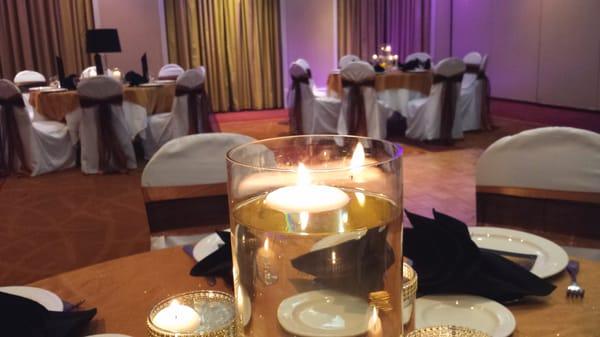 Beautiful set up from SugahPlum Events at the DoubleTree Atlanta Airport.