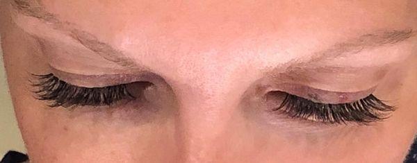 Cashmere eyelash extensions.