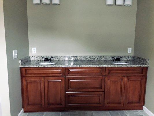 Custom cabinets in Master bath