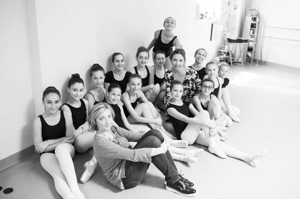 Our students with artistic and executive directors of Nika Ballet Studio!