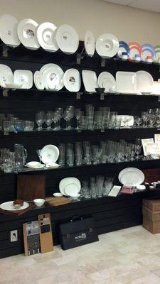 Glassware and China