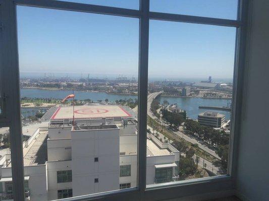 400 W. Ocean Blvd living room view closed 6/23/2017