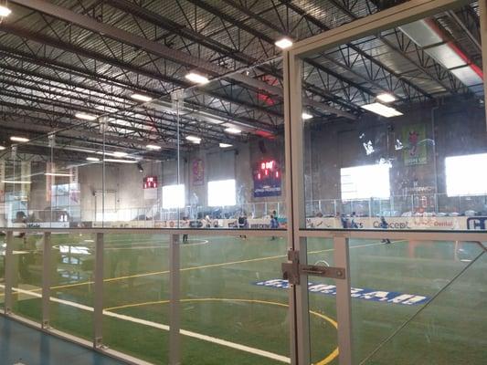 Indoor soccer field