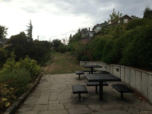 Some benches for a picnic.