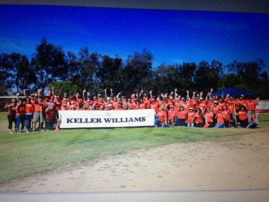 The KW team at our annual charity day, RED DAY.