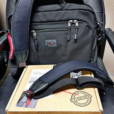 Just arrived! Tom Bihn Cadet and Absolute Shoulder Strap!