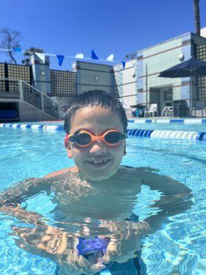 Kane at swimming Lessons!