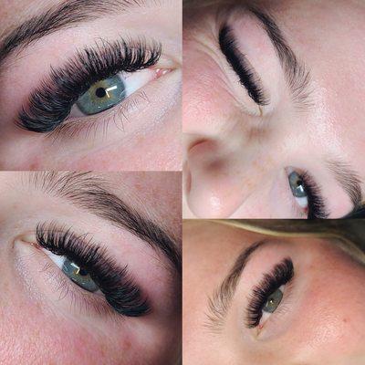 Volume lash extensions