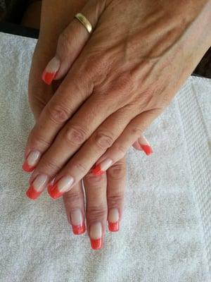 This is gel manicure by Rose