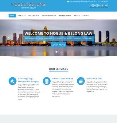 Featured Client Hogue & Belong Law: Los Angeles CA Best SEO