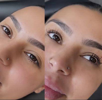 Lash lift & tint