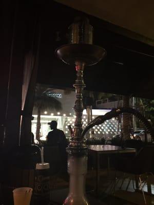 Hookah!! Only fruit favors... Not strong. They need to step it up.