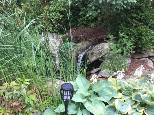 waterfall/water garden