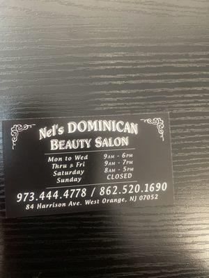 Nel’s Dominican Beauty Salon