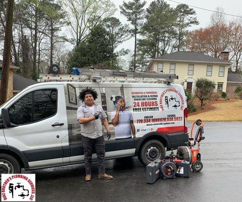 One of our 2nd generation new millennial plumbers CALL 6785385822