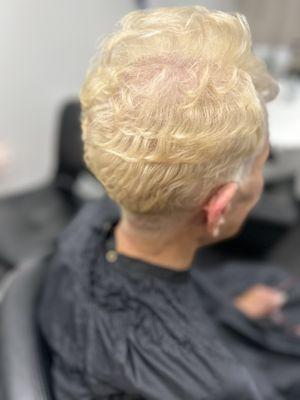 Short Cut Blonde