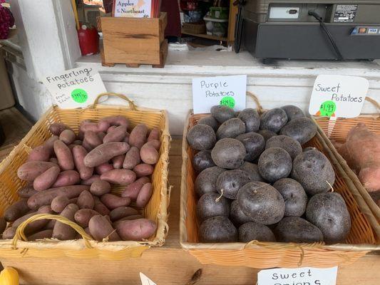 A fine assortment of potatoes