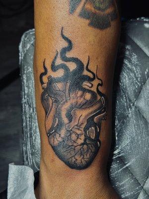 Anatomical Heart on Fire * Inflikt Collective