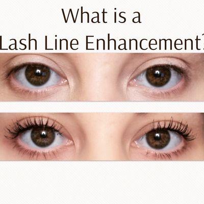 Semi Permanent Lash line Enhancement