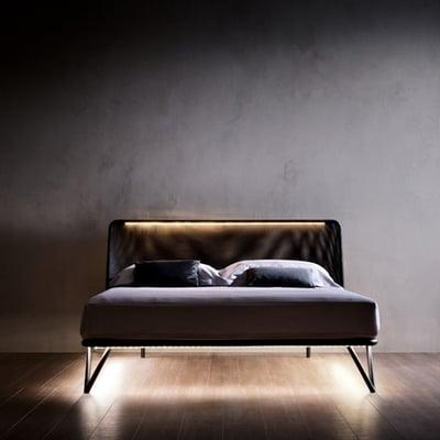 Essentia Platform Bed with LED ambient light