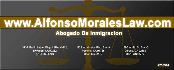 Alfonso Morales Immigration  (310) 669-8700