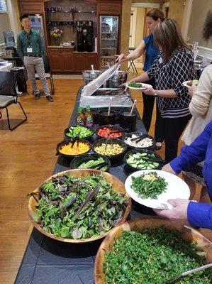 Soup and Salad Bar! Comes with Grilled Steak and Chicken