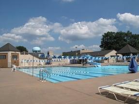 Family Campus Outdoor Pool with 50Ft Water Slide!