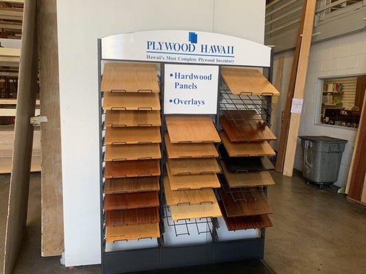 Hardwood panels offered