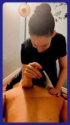 Deep tissue massage