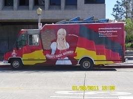 germany's famous bratwurst truck