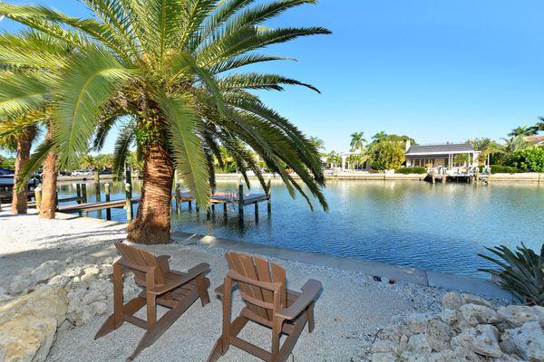 Sit out and enjoy the view of this wonderful canal on St. Armand's Circle (Lido Key)