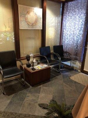 We have a private waiting room for this office only!