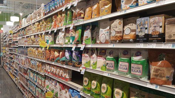 Bakery ingredients aisle