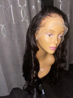 Body wave lace frontal wig 
Order today on snapsbeautybar.com