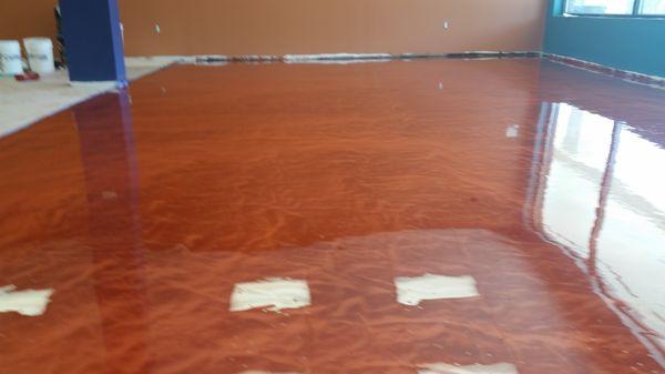 Epoxy painting