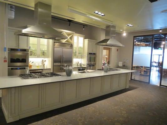 Jump in our $100,000 demonstration kitchen and learn about wine and/or cuisine