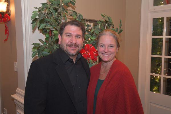 Michael & Roxie at Holiday Vendor Appreciation Party