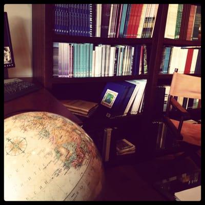 Cozy reading corner, Peanut Butter Publishing office, Seattle, WA.