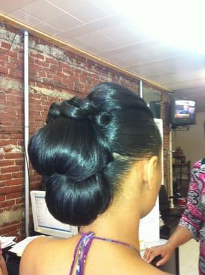 Updo for the prom